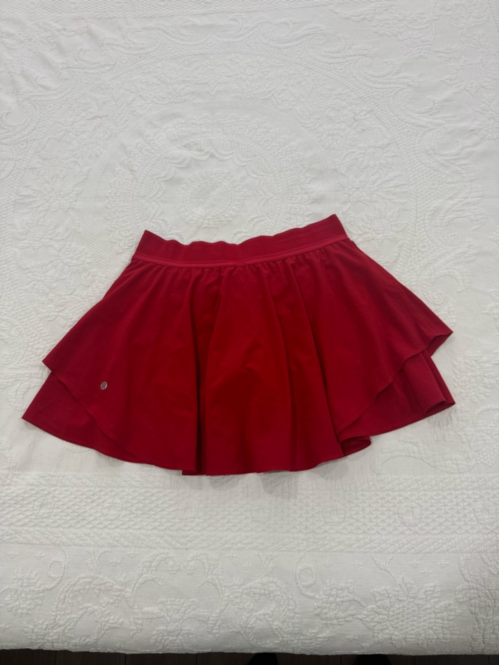 lululemon athletica Red Layered Skater Skirt